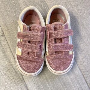 Glitter Vans Girls size 9
